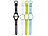 PEARL Armbanduhr mit 4x Wechsel-Gehäuse und Armbändern PEARL Damenuhren