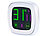 infactory 2er-Set magnetische Küchentimer mit farbigem Touchscreen infactory Küchen-Timer mit magnetischen Befestigungen
