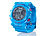 PEARL sports Digitale Armbanduhr mit Stoppuhr, blau PEARL sports Digitale Armbanduhren