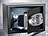 Xcase Stahlsafe mit digitalem Code-Schloss und LCD-Display, 16 Liter Xcase Tresore mit Zahlenschloss