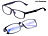 infactory 2er Pack Bildschirm-Brille mit Blaulicht-Filter, +3,0 Dioptrien infactory
