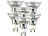 Luminea 6er-Set LED-Glas-Spots, GU10, 1,5 W (ersetzt 15W), 120 lm, warmweiß Luminea LED-Spots GU10 (warmweiß)