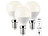 Luminea 3er-Set LED-Lampe Tropfenform P45, E14 5W (ersetzt 40W) 400lm warmweiß Luminea LED-Tropfen E14 (warmweiß)