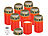 PEARL 8er-Set flackernde Grablicht-LED-Kerzen, Batteriebetrieb, 12 cm hoch PEARL LED-Grablichter