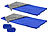 PEARL 2er-Set Decken-Schlafsäcke, 200 g/m² Hohlfaser-Füllung, 190 x 75 cm PEARL 