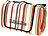 PEARL 2er-Set Fleece-Picknick-Decken 200x175 cm, wasserabweisende Unterseite PEARL
