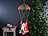 infactory Singender Weihnachtsmann "Santa Sky" mit Fallschirm infactory Singende Weihnachtsmänner mit Fallschirmen