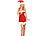 infactory Weihnachtskleidchen aus Samt  "Sexy Santa" inkl. Mütze Gr XL infactory Damen-Weihnachtskleidchen
