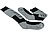 PEARL sports Atmungsaktive Ski- und Snowboard-Socken, Gr. 43-46 PEARL sports Skistrümpfe