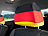 PEARL 8-teiliges Auto-Fanset "Deutschland" PEARL