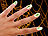 infactory Künstliche Fingernägel mit Glow-in-the-dark-Effekt, 12 St. infactory Leucht-Fingernägel