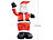 infactory Winkender Leucht-Weihnachtsmann, aufblasbar, 270 cm infactory Selbstaufblasende Weihnachtsmänner