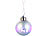 Lunartec Christbaumkugeln mit Farbwechsel-LEDs, Ø 8cm, 4er-Set Lunartec 