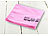 PEARL Extra saugfähiges Mikrofaser-Handtuch, 80 x 40 cm, rosa PEARL Mikrofaser-Handtücher