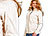 PEARL outdoor Fleece-Jacke für Damen, Größe S, beige PEARL outdoor Damen-Fleece-Jacken