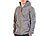 PEARL outdoor Fleece-Jacke mit Kapuze für Herren, Größe L, grau PEARL outdoor Herren Fleece-Jacken