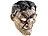 infactory Zombiemaske aus Latex-Gummi mit beweglichem Mund und Halteband infactory
