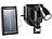 Lunartec Solar Außen Wand-Strahler CREE LEDs, 3 Watt, Bewegungsmelder, schwarz Lunartec Solar-Wandstrahler mit PIR-Sensoren für außen
