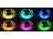 Lunartec RGB-LED-Streifen LC-500A mit Netzteil & Fernbedienung, 5 m, IP65 Lunartec Outdoor-LED-Lichtbäder mit RGB-Farbwechsel