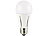 Luminea Highpower-LED-Lampe, 12W, E27, warmweiß, 810 lm, 2er-Set Luminea LED-Tropfen E27 (warmweiß)