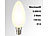 Luminea SMD-LED-Kerzenlampe, 3 W, E14, B35, 150 lm, warmweiß Luminea LED-Kerzen E14 (warmweiß)