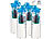 Rosenstein & Söhne 4er-Set Tritan-Trinkflaschen mit Fruchtbehälter, BPA-frei, 800ml, blau Rosenstein & Söhne Trinkflaschen mit Fruchtbehälter