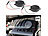 Lescars 2er-Set Kfz-Ultraschall-Marderabwehr für 12-V-Anschluss, 17-29 kHz Lescars Ultraschall-Marderschrecke für Auto, Kfz & Pkw