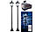 Royal Gardineer 2er-Set  Solar-LED-Gartenlaternen, Dämmerungssensor, 40 lm, dimmbar Royal Gardineer