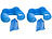 newgen medicals 2 aufblasbares Reise-Nackenhörnchen mit integrierter Luftpumpe, Tasche newgen medicals Aufblasbare Nackenhörnchen mit Luftpumpen