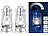 Lunartec 2er-Set ultra helle LED-Sturmlampen, Akku, 200 lm, 3 Watt Lunartec Akku-LED-Sturmlampen