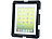 Somikon Unterwasser-Hardcase für iPad 1/2/3/4/Air, schwarz Somikon iPad-Schutzhüllen, wasserdicht