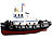 Playtastic 70-teiliger Schiff-Bausatz Schlepper aus Holz Playtastic Holz-Bausätze Schiffe