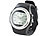 PEARL sports Sport-Armbanduhr mit Schrittzähler, 3D-Sensor, nachleuchtenden Zeigern PEARL sports Sport Armbanduhr mit 3D-Sensor