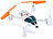 Simulus Quadrocopter QR-W100S mit App-Steuerung, Kamera und FPV Simulus 4-Kanal Drohne mit Kamera & LIVE-Videoübertragung
