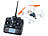 Simulus Quadrocopter QR-W100S mit Funk-Fernsteuerung DEVO-7 Simulus 4-Kanal Drohne mit Kamera & LIVE-Videoübertragung