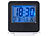 PEARL 2er-Set Kompakte digital Reisewecker, Thermometer, Kalender PEARL Digitale Reisewecker mit Thermometer