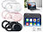 Somikon 6er-Set Webcam-Aluminium-Abdeckung für Laptops & Co., selbstklebend Somikon Webcam-Abdeckungen für Laptops, iMacs & MacBooks