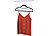 PEARL 10er-Set extraflache Raumspar-Kleiderbügel mit Kleinteilsteg, 4 mm PEARL Raumspar-Kleiderbügel