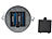 Lunartec Dimmbare LED-Sturmlampe, Batterie, 200 lm, 3W, Versandrückläufer Lunartec LED-Sturmlampen