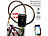 Semptec Urban Survival Technology 2er-Set App-gesteuerte Kabelschlösser mit Bluetooth und Alarm Semptec Urban Survival Technology Kabelschlösser mit Bluetooth