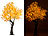 Luminea LED-Deko-Ahornbaum, 576 beleuchtete Herbstblättern, 200 cm, für innen Luminea Große LED-Bäume für innen und außen