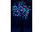Luminea LED-Deko-Kirschbaum, 336 farbig beleuchtete Blüten, 180 cm, IP44 Luminea