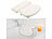 BadeStern Badewannen-Kissen mit Saugnäpfen, glatte Oberfläche, 36 x 31 x 4 cm BadeStern Badewannenkissen