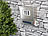 Lunartec Edelstahl-Briefkasten, Solar-Leucht-Hausnummer, Versandrückläufer Lunartec LED-Solar-Briefkasten