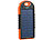 PEARL Solar-Powerbank mit Taschenlampe, 3.000 mAh, 2x USB, 1 A, IPX4 PEARL