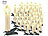 Lunartec 2er-Set LED-Weihnachtsbaum-Lichterketten, je 20 LED-Kerzen, IP44 Lunartec LED-Weihnachtsbaumkerzen-Lichterketten Outdoor