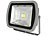 Luminea Wetterfester LED-Fluter, Metall, 80 W, warmweiß (Versandrückläufer) Luminea Wasserfeste LED-Fluter (warmweiß)