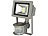 Luminea COB-LED-Fluter im Metallgehäuse, 10 W, IP44, PIR, 6500 K Luminea LED-Fluter mit Bewegungsmelder (tageslichtweiß)