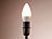 Luminea LED-Kerzenlampe, 3 W, E14, 250 lm, B35, warmweiß, 4er-Set Luminea LED-Kerzen E14 (warmweiß)
