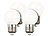 Luminea Retro-LED-Lampe, E27, 3 W, G45, 250 lm, warmweiß, 4er-Set Luminea LED-Tropfen E27 (warmweiß)